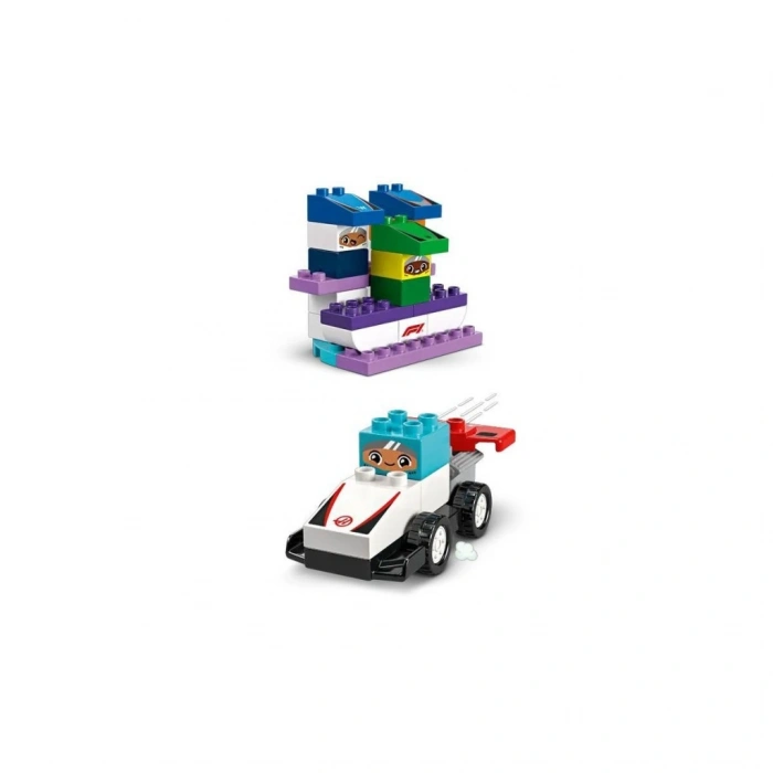 Timion 10445   Duplo F1 Takımı Yarış Arabaları ve Sürücüleri 70  parça +2aş