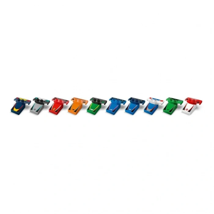 Timion 10445   Duplo F1 Takımı Yarış Arabaları ve Sürücüleri 70  parça +2aş