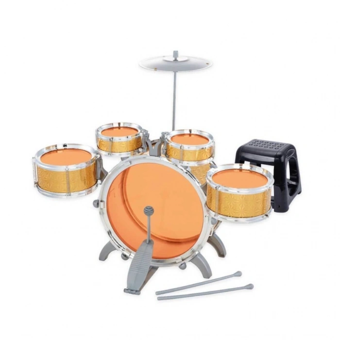 Timion 1080080 Eccho, Davul Set - Jazz Drum / 5 adet Davul, Zil ve Tabure / +3 yaş