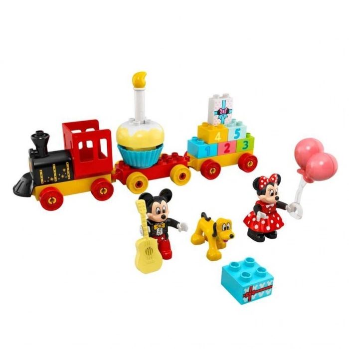 10941  ® Duplo® Mickey ve Minnie Doğum Günü Treni 22 parça +2 yaş