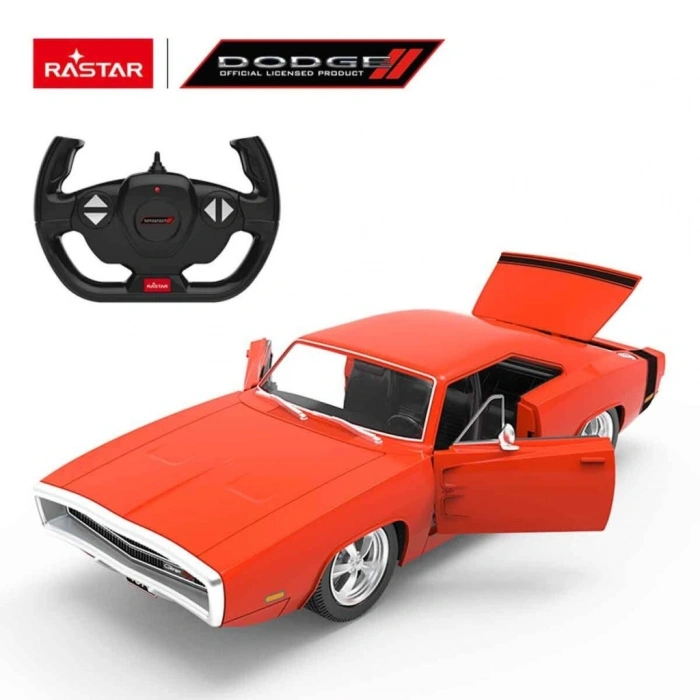 1099000 ARABA 1 16 1970 DODGE CHARGER RT FF SESLİ IŞIKLI 2 4GHZ