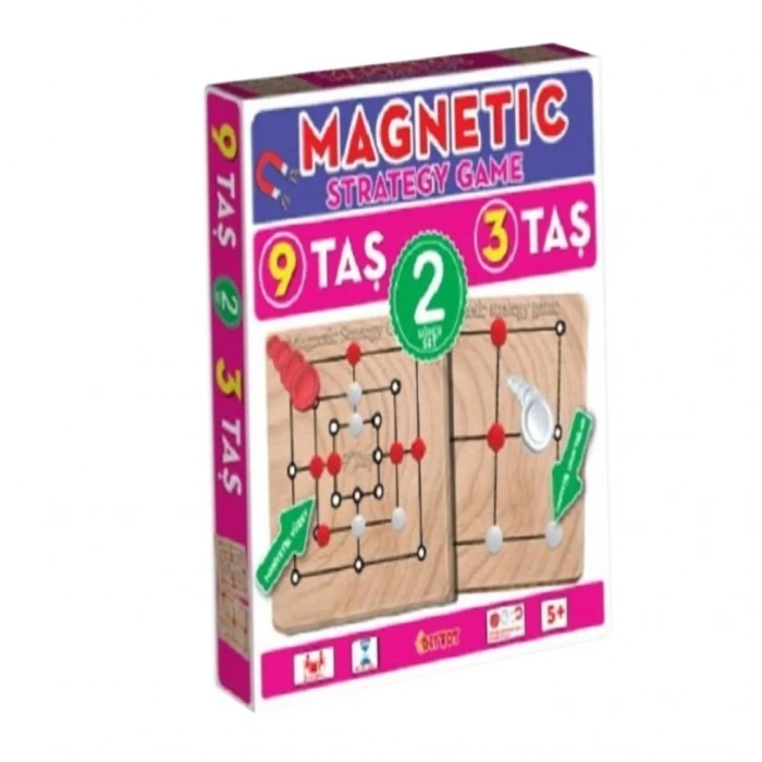 1531549 Manyetik Strateji Oyunları 9 Taş+3 Taş