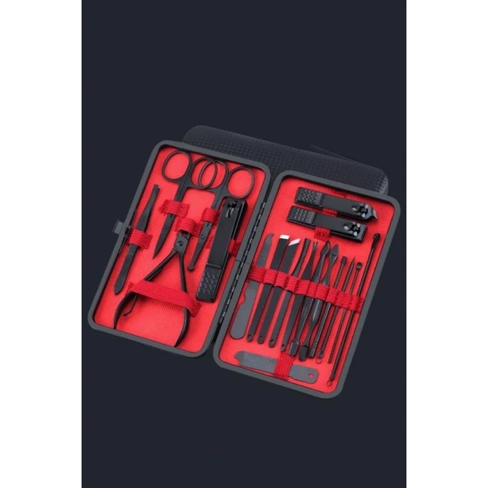 Timion 18 Parça Çanta Tipi Manikür Pedikür Tırnak Bakım Seti (5148)