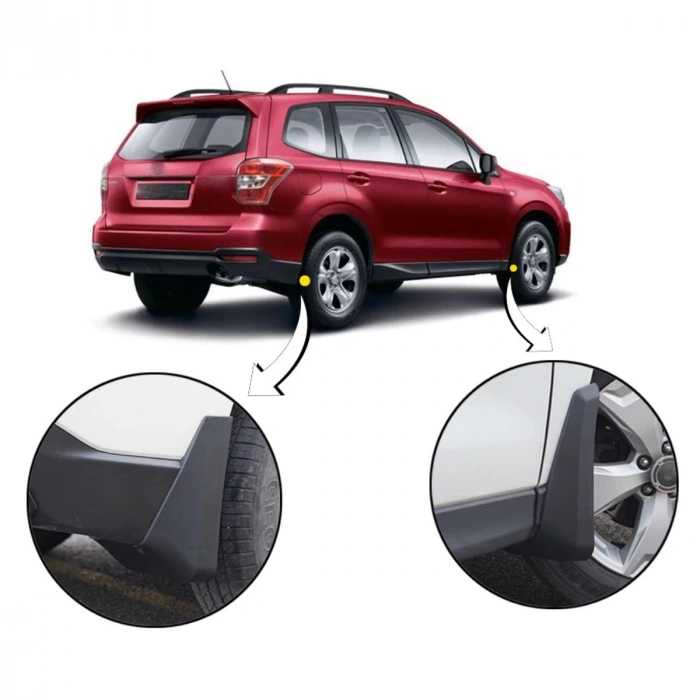 2 Adet Ön Veya Arkaya Uygun Çamur Önleyici Paçalık 32 X19 Cm (5148)