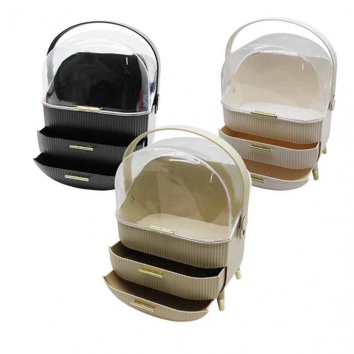 2 Çekmeceli Taşınabilir Ayaklı Kozmetik Organizer (5148)