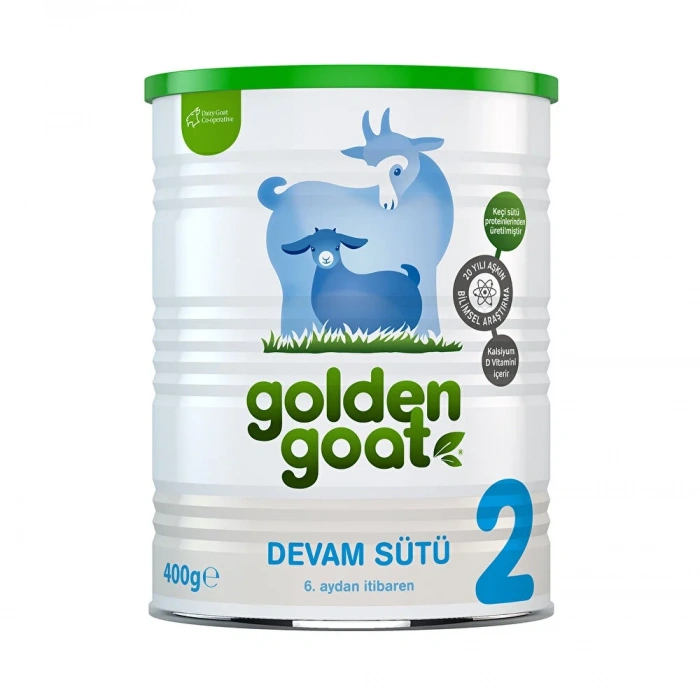 2 Keçi Sütlü Devam Sütü 6-12 Ay 400 Gr