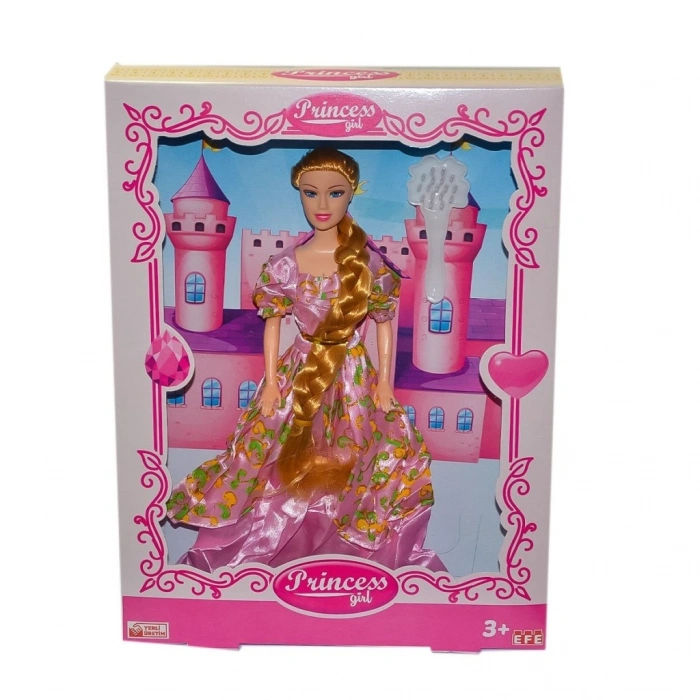 Timion 204Uzun  Örgülü Saçlı Prıncess Bebek