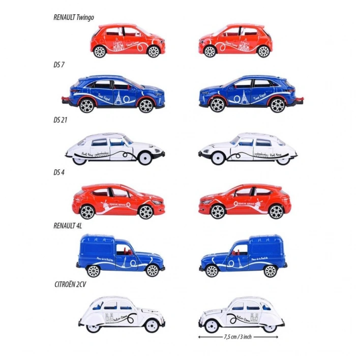 212055011 Majorette French Touch Premium Arabalar