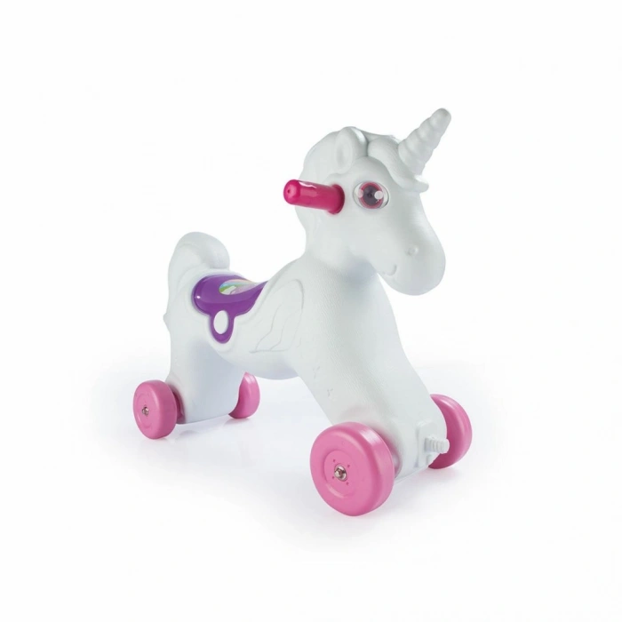 Timion 2509 Tekerlekli Unicorn Sallanan At -Dolu
