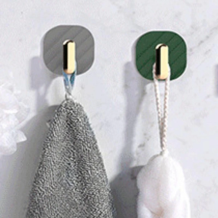 2li Yapışkanlı Retro Askılık Dolap Kapak Kulpu Gri (5148)