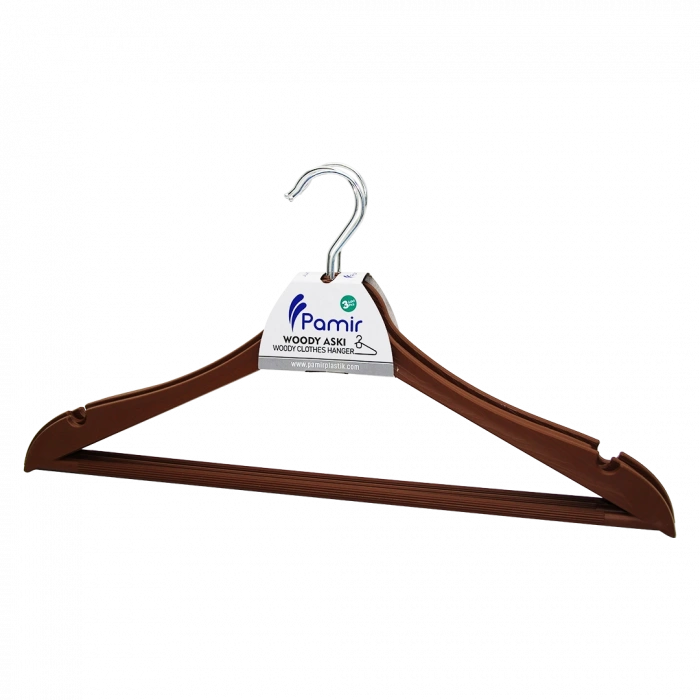 3 Parça  Plastik Wody Metal Başlı Askı (5148)