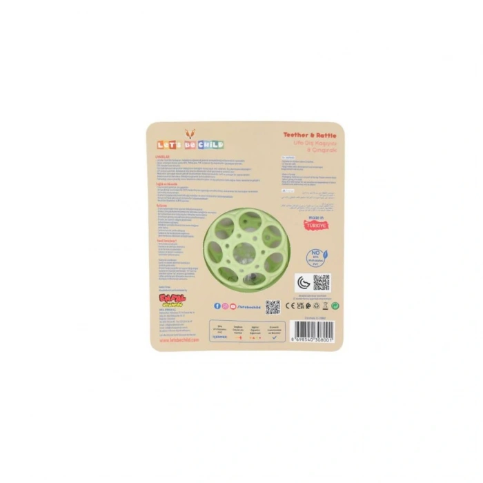 30800  Ufo Diş Kaşıyıcı & Çıngırak +0 ay