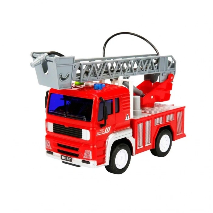 Timion 3150 Maxx Wheels Sesli ve Işıklı Su Fışkırtan İtfaiye Aracı 20 cm