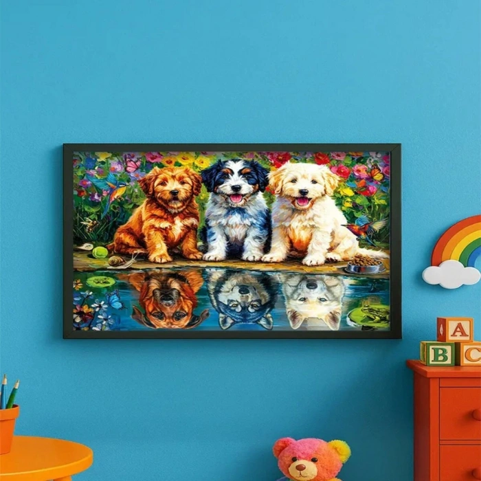 Timion 31503 FEARLESS PUPPIES 100 PARÇA PUZZLE