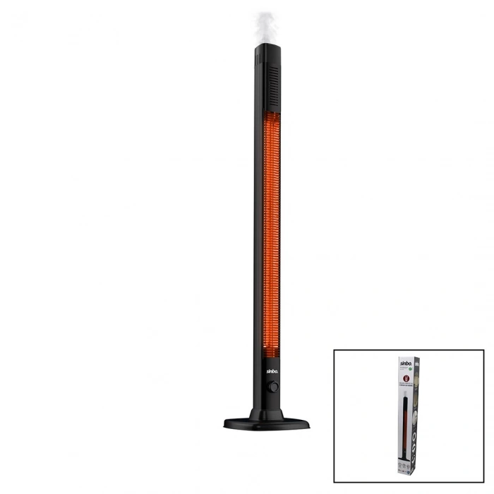 3ın1 Kullanım=yer Dikey - Duvar Yatay - D.dikey İnfrared Isıtıcı Soba Slim Nemlendirici Hava Ünitesi - Optik Tekn.alüminyum Gövde 1250w Sfh-6918 (5148)