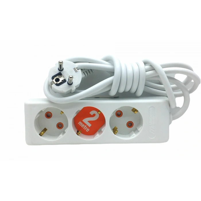 3LÜ 2MT.UZATMA KABLO GRUP PRİZ (5148)