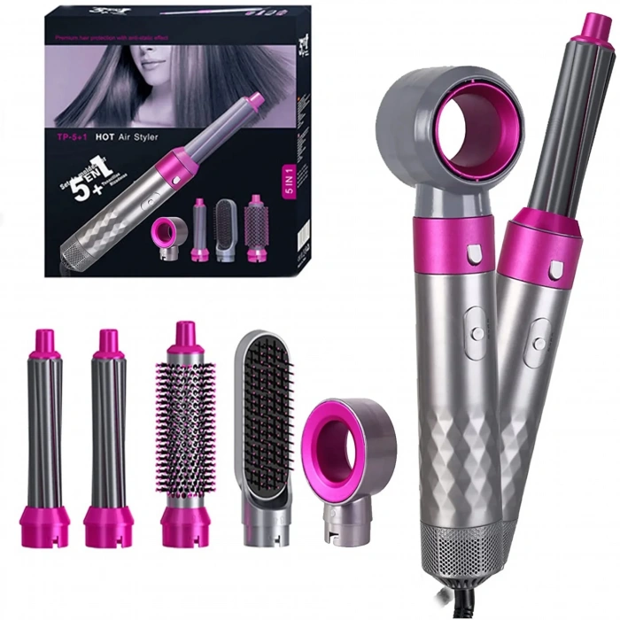 5 İn 1 Hava Üflemeli Saç Düzleştirici (5148)