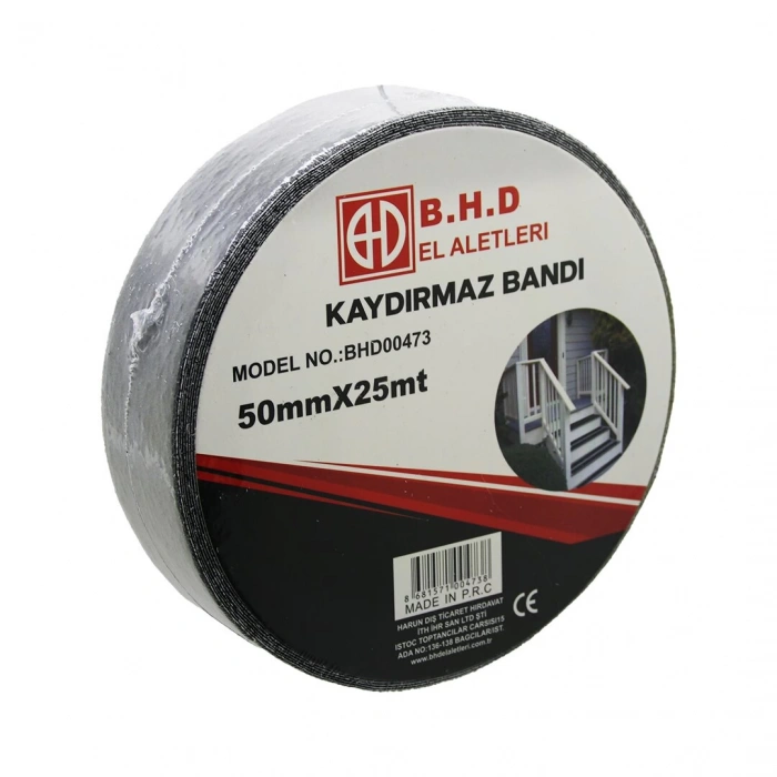 50MM X 25MT KAYDIRMAZ SİYAH BANT (5148)