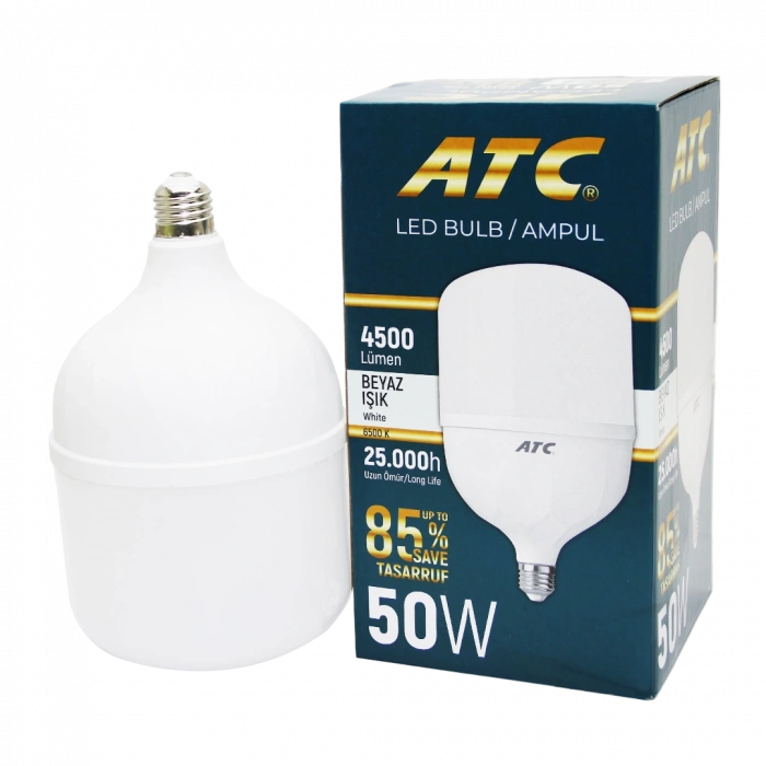 50W TORCH LED BULB AMPUL BEYAZ E27 (5148)