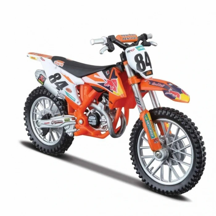 51070 NessiWorld-BUR-1:18 Motor Red Bull KTM 450 2 Asorti