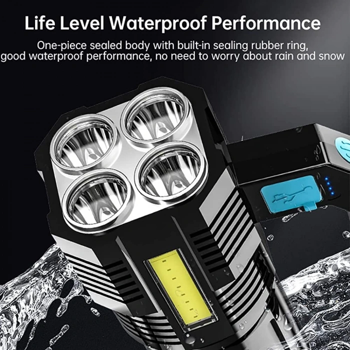 5w Usb Şarjlı El Feneri (5148)