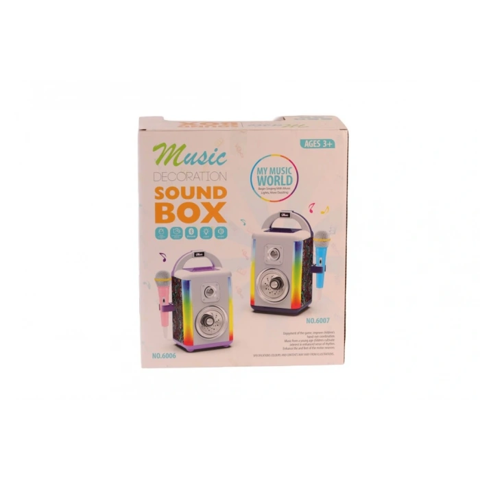 6006 KUTULU MİKROFONLU MÜZİK KUTUSU 12