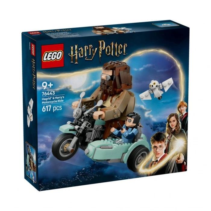 76443   Harry Potter-Hagrid ve Harrynin Motosiklet Yolculuğu 617 parça +9 yaş