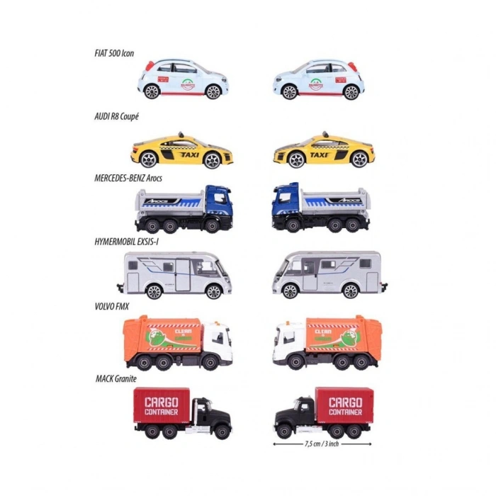 8503000002 City Premium Vehicles 6-asst