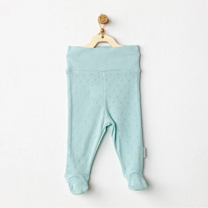 AC24706 Jacquard Patikli Bebek Pantolon Green