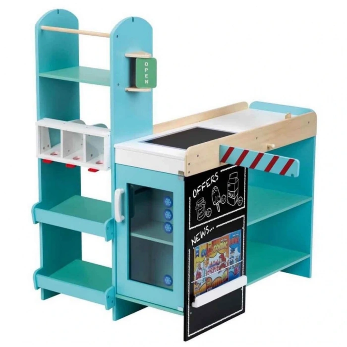 Ahşap Süpermarket Oyun Seti