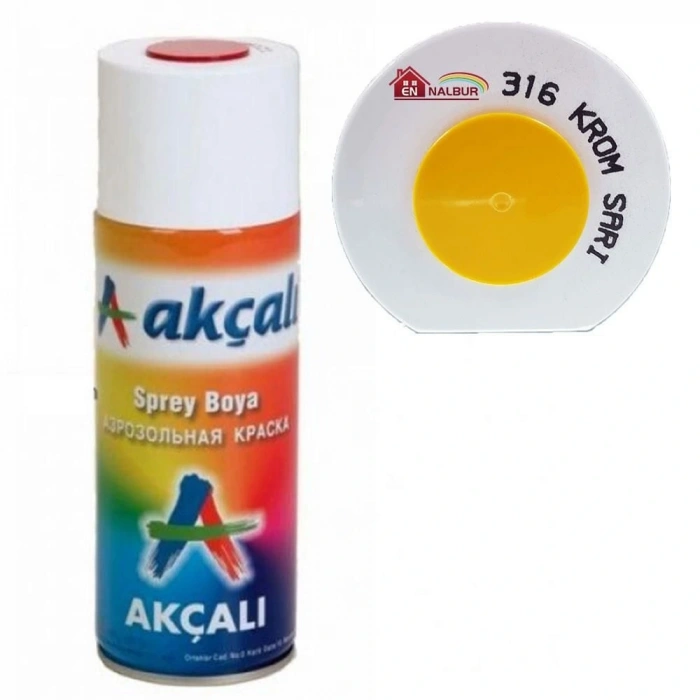Timion Akçalı Sprey Boya 400 Ml 316 Krom Sarı