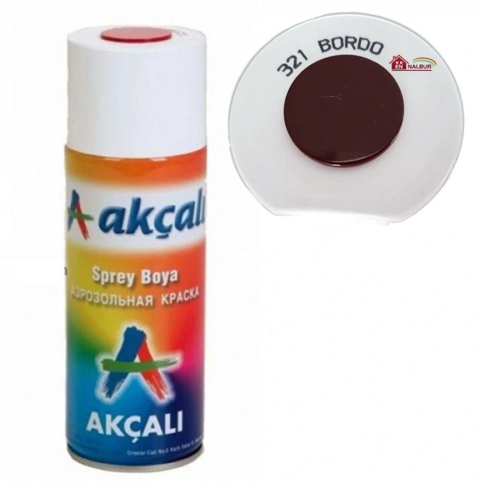 Timion Akçalı Sprey Boya 400 Ml 321 Bordo