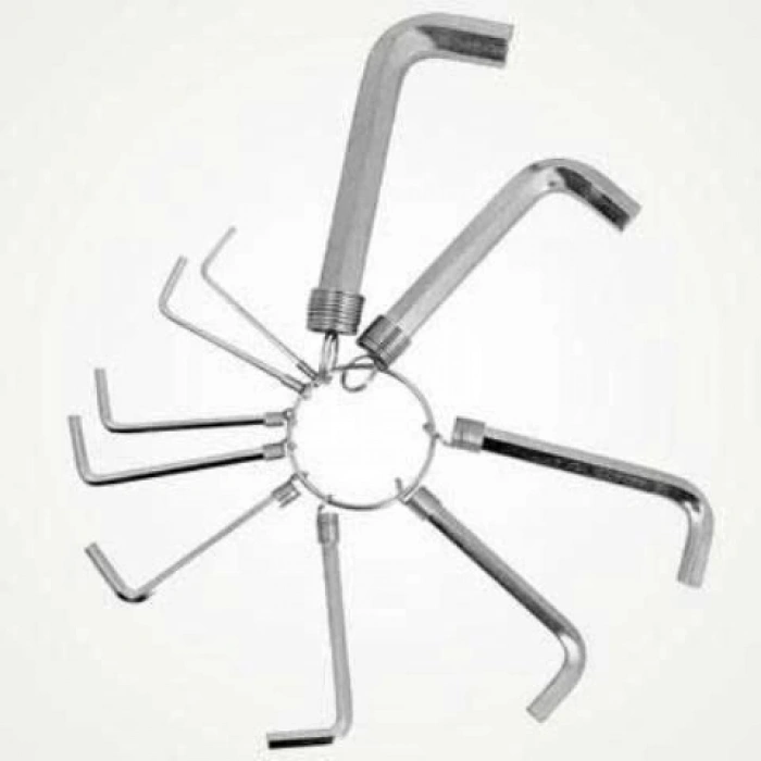 Allen Anahtar Takım Altı Köşeli 10 Parça Alyan (5148)