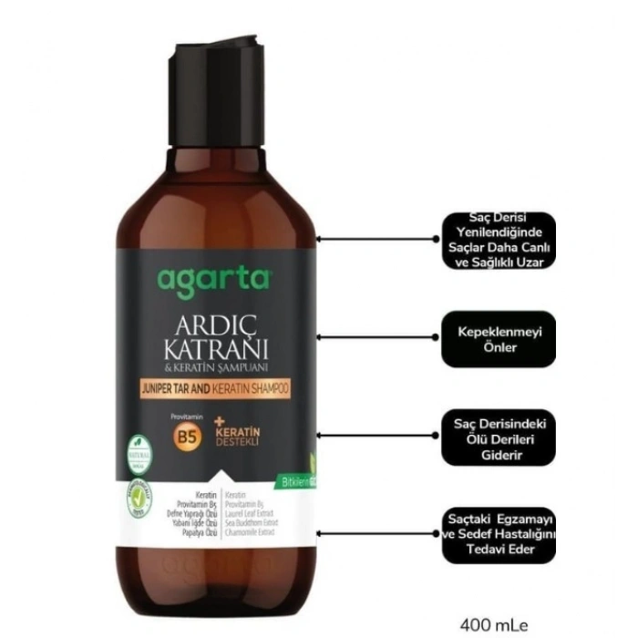 Ardıç Katranı & Keratin Şampuanı 400ml