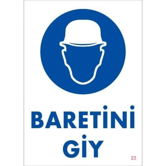 Timion Baret Giy Uyarı Levhası 25X35 Kod:23