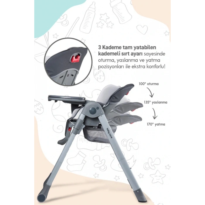 BC511 Flex Plus Mama Sandalyesi Antrasit