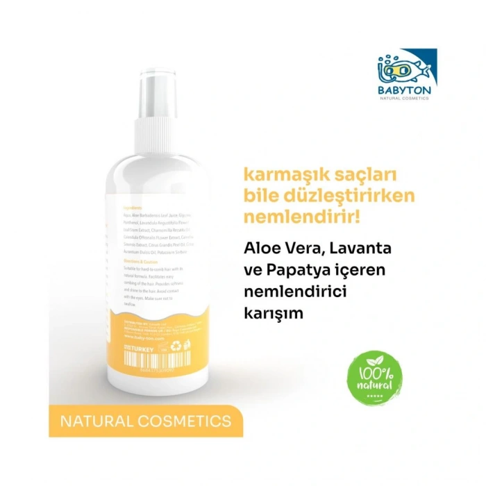 Bebek ve Çocuklar İçin Kolay Tarama Saç Spreyi 200 ml