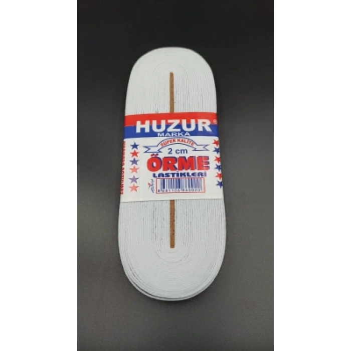 BEYAZ - 2CM PAÇA LASTİK YASSI GENİŞ 10MT (5148)