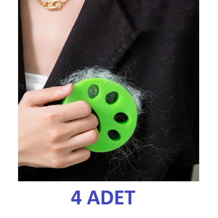 Çamaşır Makinesi Ve Evcil Hayvanlar İçin Tüy Toplayıcı Yıkanabilir Aparat 4 Adet (5148)