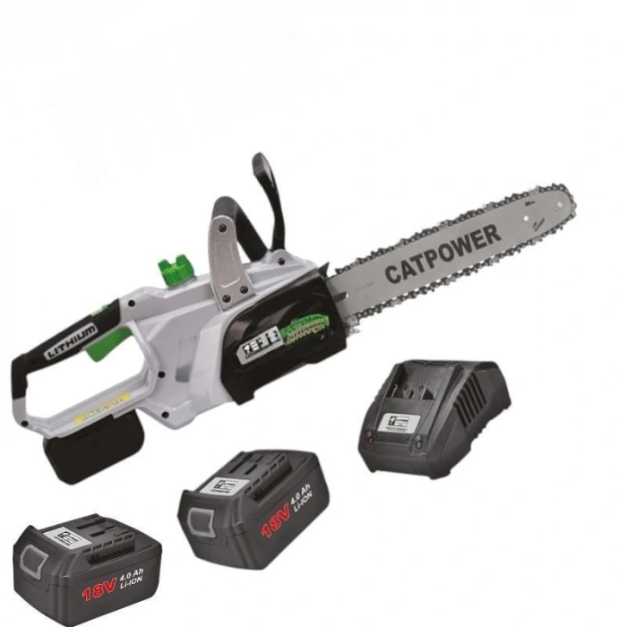 Timion Cat Power 2096 Çift Akülü 4 Ah Ağaç Kesme Makinesi