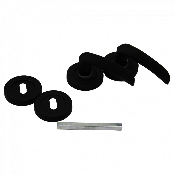 ÇELİKEL ERİŞ-10 AMERİKAN ODA KAPI KOLU SİYAH (5148)