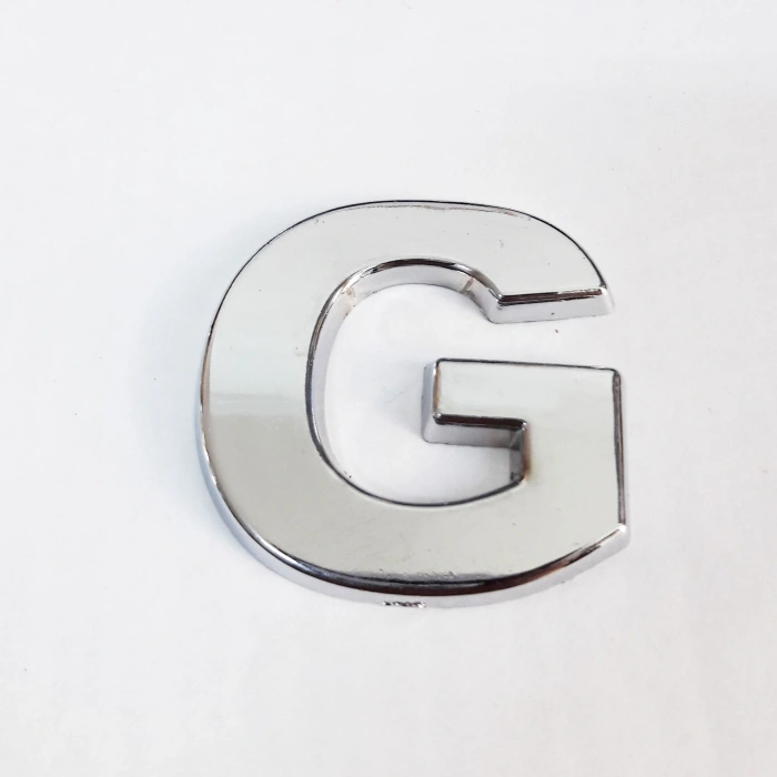 Timion Cemax G Harfi  3,75 Cm Krom Yapışkanlı