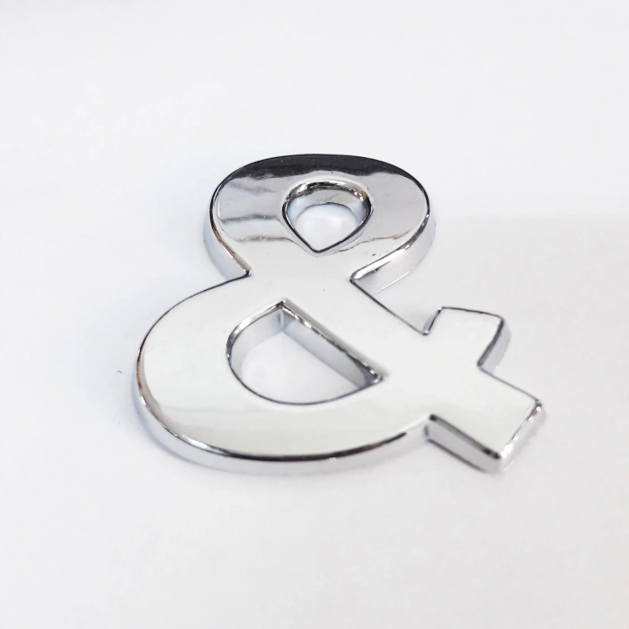 Timion Cemax & İşareti 3,75 Cm Krom Yapışkanlı