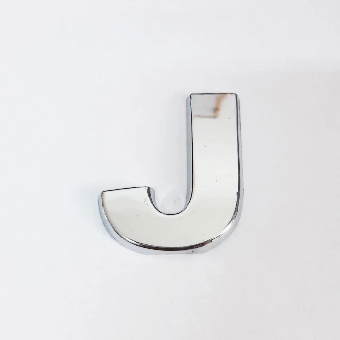 Timion Cemax J Harfi  3,75 Cm Krom Yapışkanlı