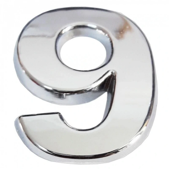 Timion Cemax Krom Yapışkanlı 9 Rakamı 5 Cm