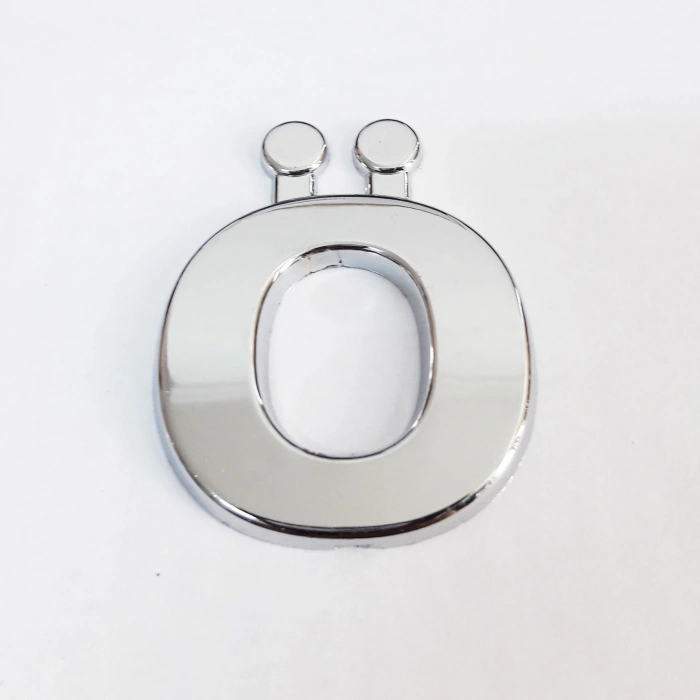 Timion Cemax Ö Harfi  3,75 Cm Krom Yapışkanlı