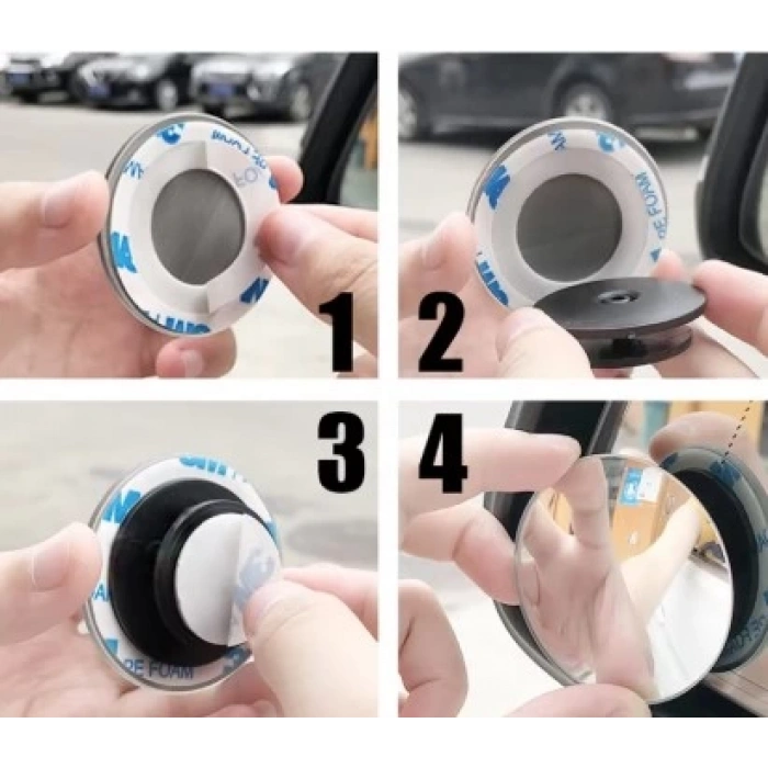 Çerçevesiz  Ayarlanabilir Kör Nokta Aynası 2 li (5148)