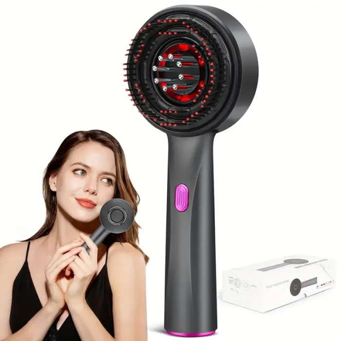 Çok Fonksiyonlu Elektrikli Saç Derisi Masaj Fırçası (5148)