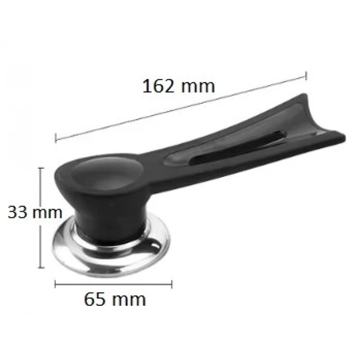 Dikey Tasarımlı Tencere Kapağı Kolu (5148)