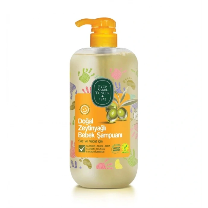 Doğal Zeytinyağlı Bebek Şampuanı 600ml